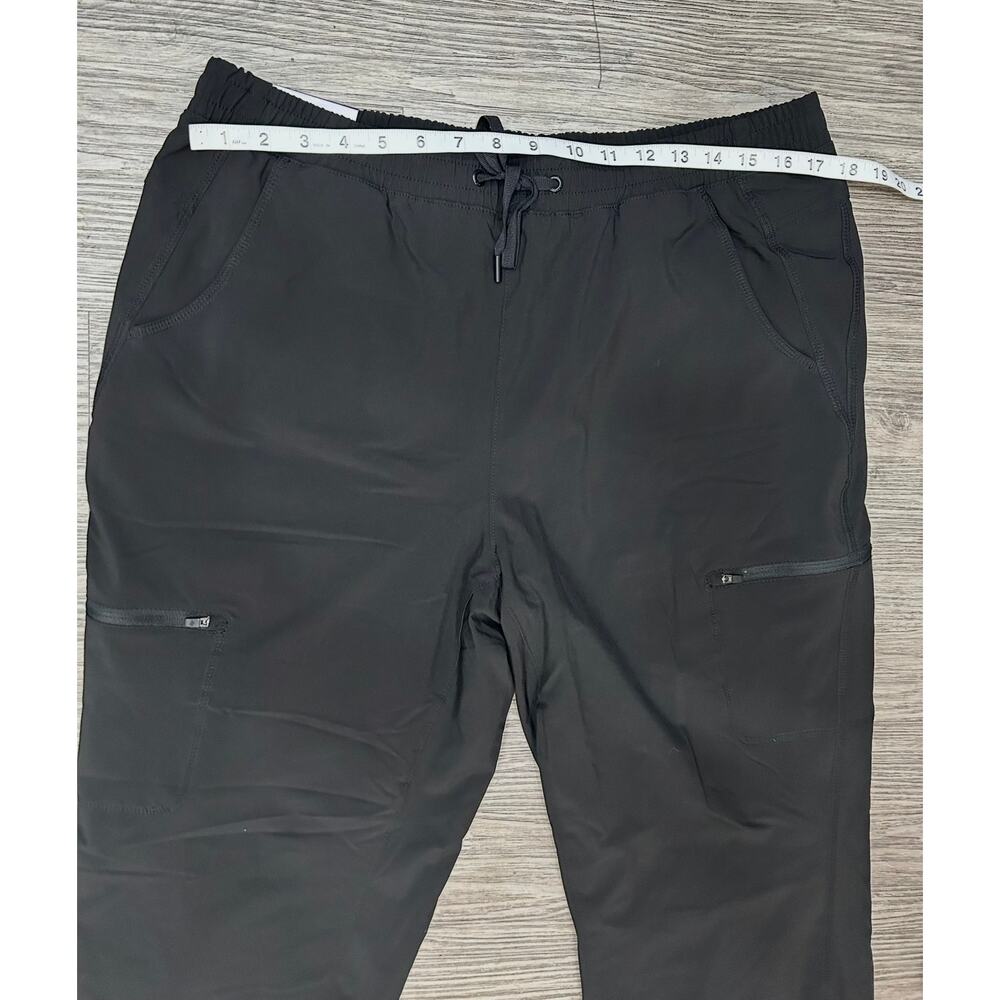 NWT Eddie Bauer Black Utility Cargo Pants Fleece Lined Flannel Cuffed Women 14 - Picture 4 of 8